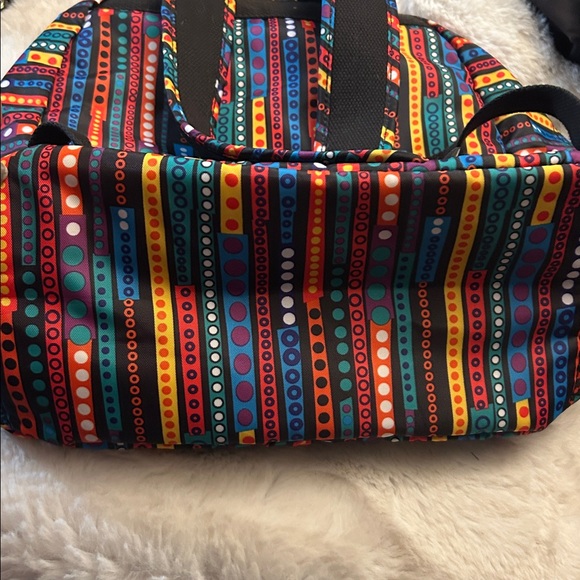 Kipling Multicolor Striped Backpack - Picture 6 of 9